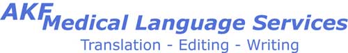 AKF Medical Language Services - Translation - Editing - Writing